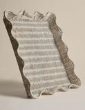 Rattan scallop tray 45cm x 35cm - British product