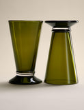 Footed hi ball glasses set of 2, 16.3 cm height, UK version