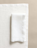 Set of 2 pure linen napkins 45cm x 45cm (British brand)