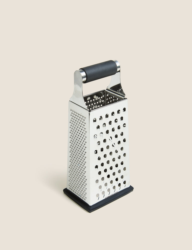 Stainless steel 4-sided grater 24cm - British product