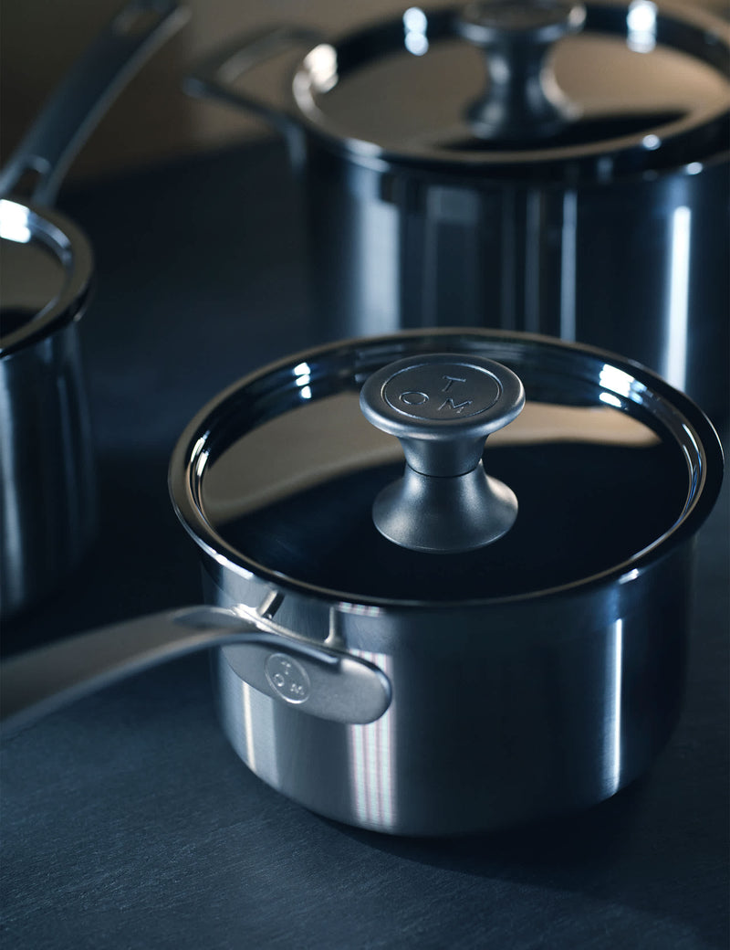 M&S X Tom Kerridge stainless steel 14cm saucepan (British brand)