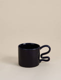 Wiggle handle stoneware mug (British brand)