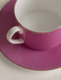 Set of 2 Bone China Cups & Saucers