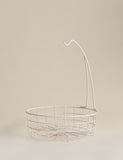 Wire fruit basket with banana hanger (British brand)