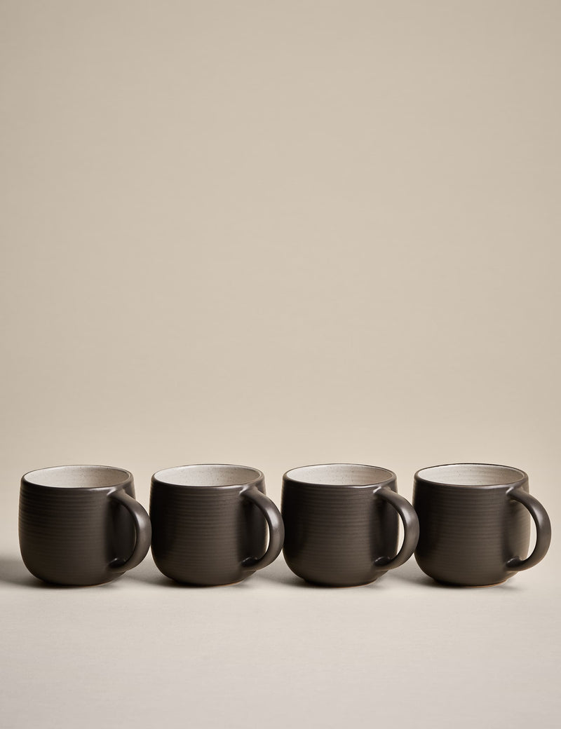 Set of 4 Michigan stoneware mugs (British brand)