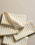 Cotton and Linen Thin Stripe Napkins Set of 4 (British brand)