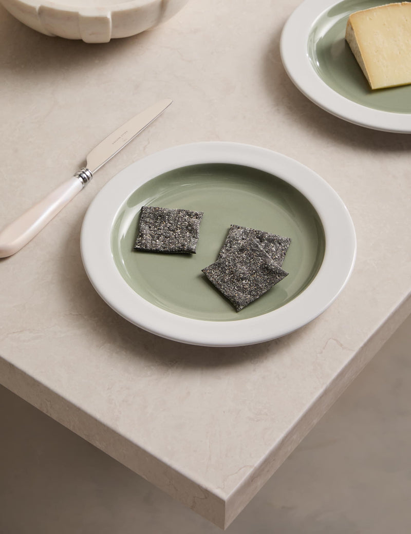 M&S Contrast Side Plate stoneware dinnerware, imported from the UK