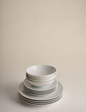 12-piece Maxim Coupe dinner set in ceramic (British brand)