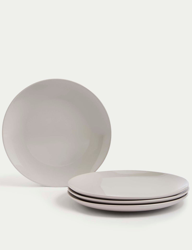 Stoneware dinner plates set of 4 26.5 cm, UK version