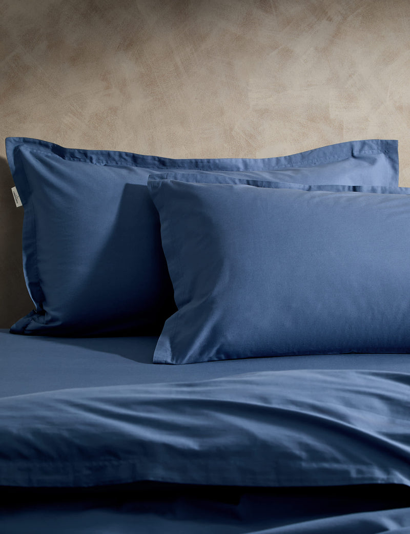 M&S X Fired Earth washed cotton Oxford pillowcases 2 pack - British product