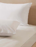2 pack pure cotton jersey pillow protectors, imported from the UK