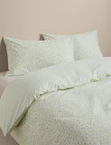 cotton blend sprig bedding set, UK version