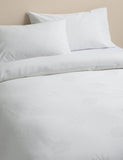 Pure cotton coastal broderie bedding set - British product