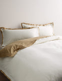 Pure cotton crepe contrast bedding set (British brand)