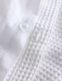 Washed Cotton Waffle Bedding Set