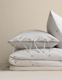 Pure Cotton Striped Embroidered Bedding Set