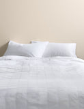 Pure cotton striped seersucker bedding set, UK version