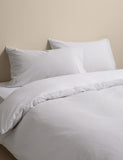 Pure cotton striped seersucker bedding set, UK version