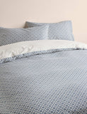 Cotton Blend Geometric Tile Bedding Set
