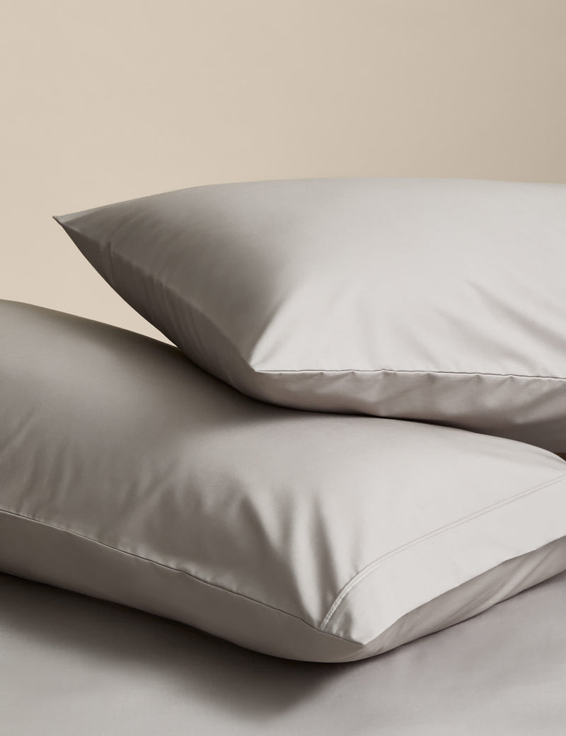 Egyptian cotton king size pillowcases with 230 thread count, imported from the UK