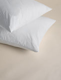 Pure cotton quilted pillow protectors pack of two, imported from the UK