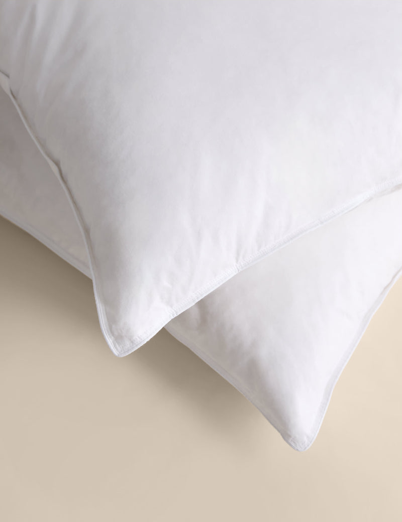 2 pack duck feather and down pillows medium firmness - British product