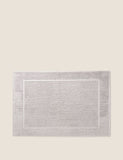 Pure Cotton Textured Bath Mat - Mid Grey