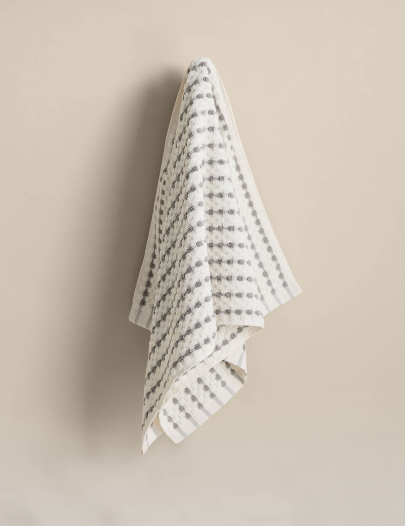 Pure Cotton Spotty Striped Towel