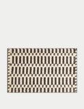 Cotton Geometric Bath Mat 50 x 80cm - British product