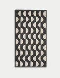 Pure Cotton Geometric Semi Circle Towel