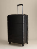 Pisa large hard shell suitcase with four wheels - British product