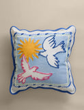 Dolce Vita bird design outdoor cushion 50x50cm, imported from the UK