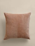 Washed cotton cord cushion 45 cm - British product