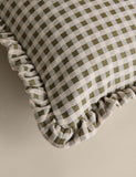 Chenille Woven Gingham Cushion 45x45cm