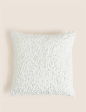 Cotton boucle cushion 45cm square (British brand)