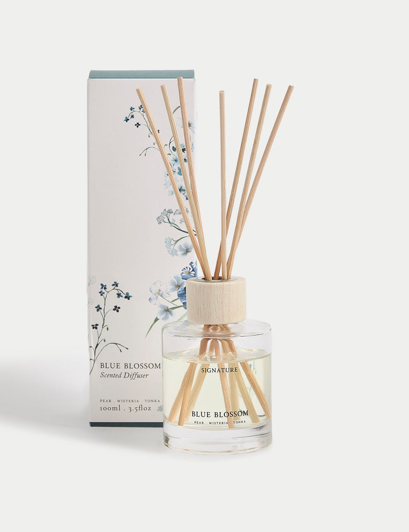 Blue Blossom reed diffuser 100ml - British product