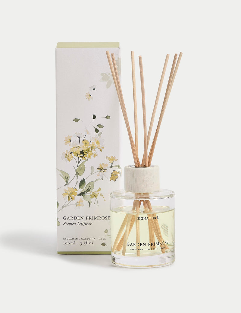 Garden Primrose reed diffuser 100ml (British brand)