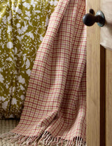 M&S Laura Ashley Padbury Check Reversible Tassled Throw 150 x 200 cm- Buy online at McGrocer