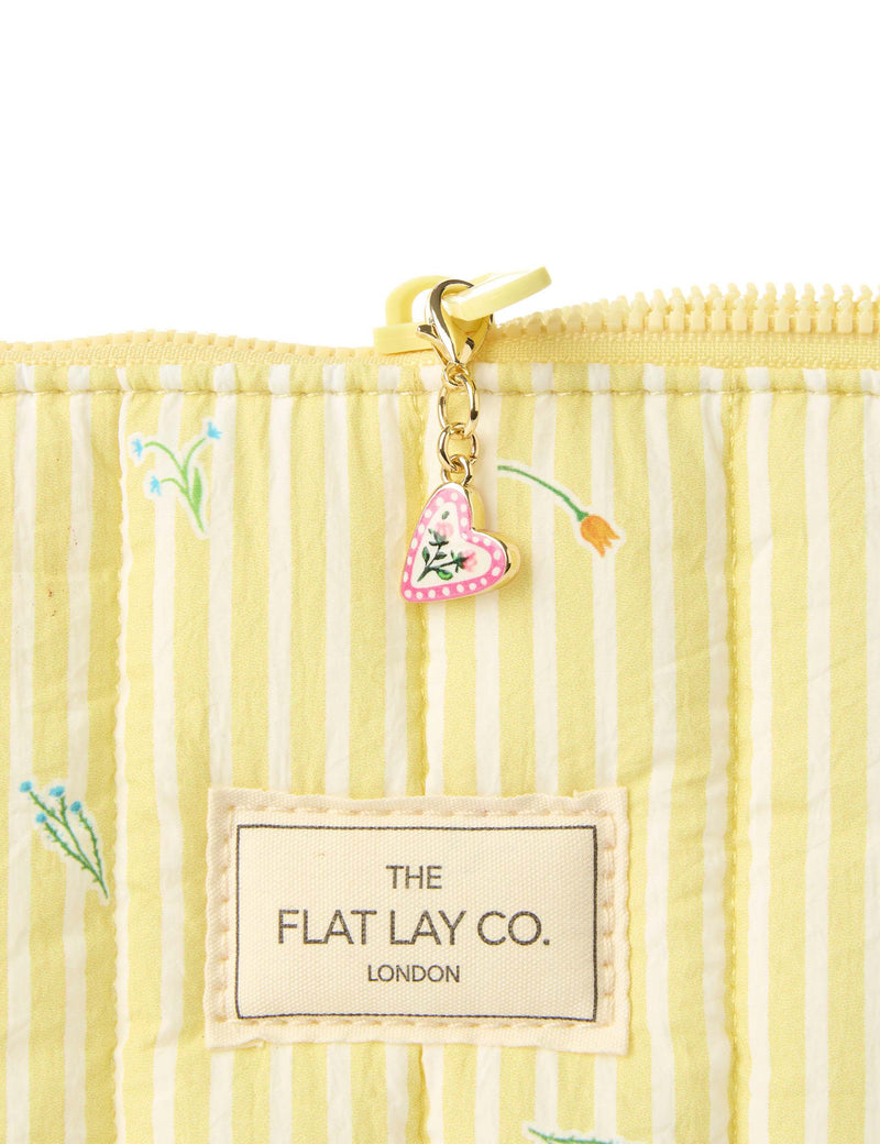 Flat Lay Co padded essential makeup pouch 29cm, imported from the UK
