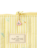 Flat Lay Co padded essential makeup pouch 29cm, imported from the UK