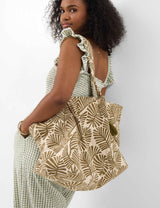 M&S Accessorize Palm Print Weekend Bag- Buy online at McGrocer