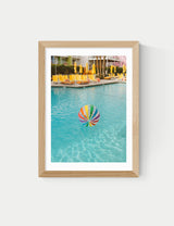 M&S East End Prints Palm Springs Pool Day Framed Wall Art- Buy online at McGrocer