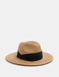 M&S Paper Straw Fedora Hat, imported from the UK