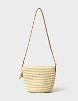 M&S Crew Clothing Paper Woven Cross Body Bag- Buy online at McGrocer