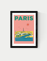 M&S East End Prints Paris France Framed Art- Buy online at McGrocer