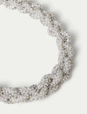 M&S Pearl Jelly Plaited Necklace - British product