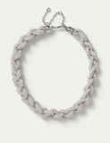 M&S Pearl Jelly Plaited Necklace - British product