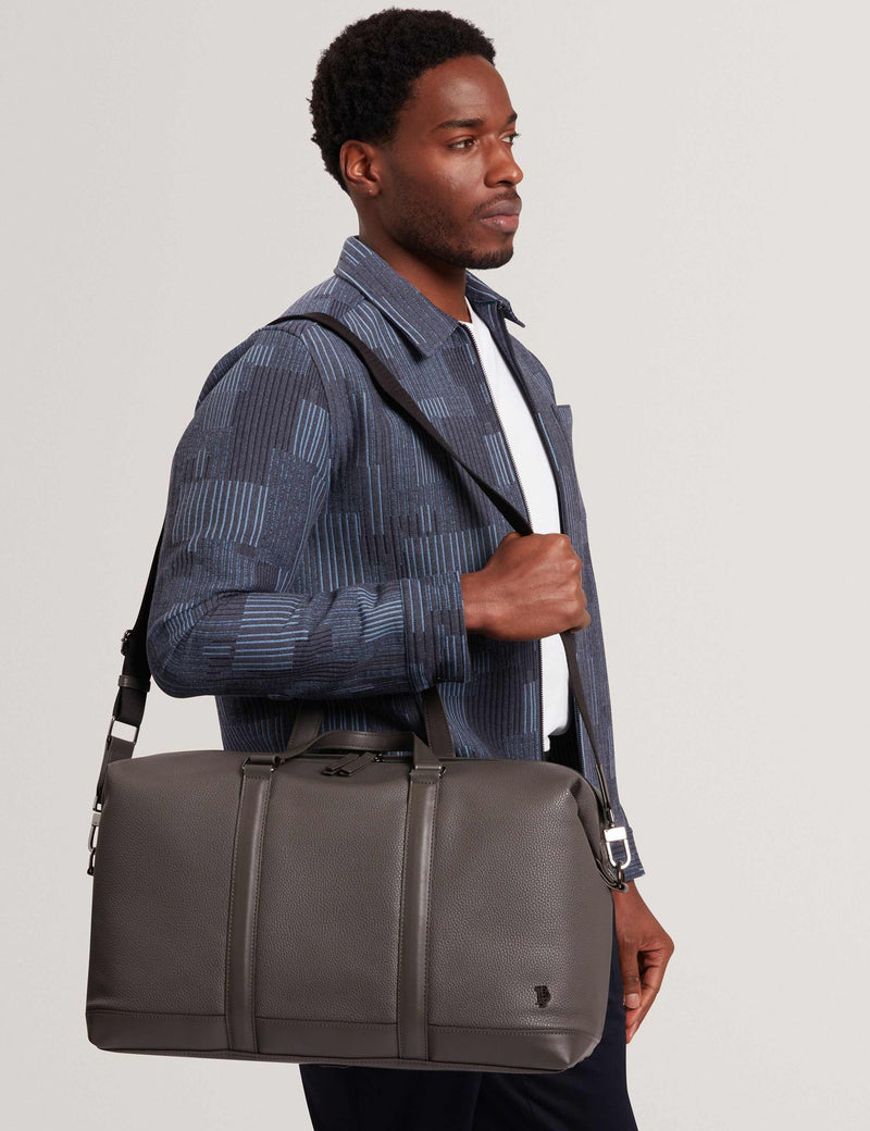 Ted Baker pebbled faux leather adjustable holdall bag, UK version
