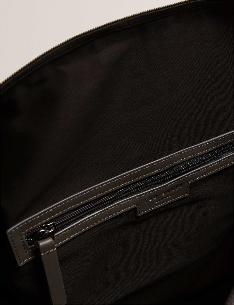 Ted Baker pebbled faux leather adjustable holdall bag, UK version