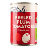Peeled plum tomatoes in tomato juice 400g - British product